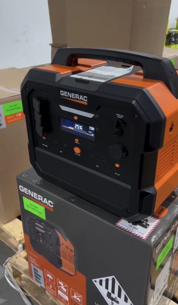 Screenshot Wholesale Generac Generators & Portable Power Stations Lot