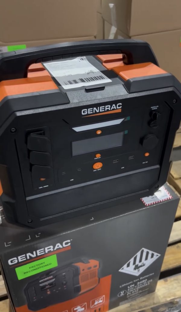 Screenshot Wholesale Generac Generators & Portable Power Stations Lot