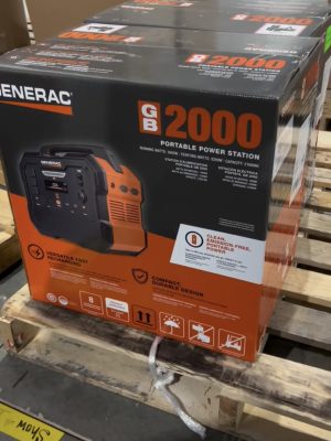 Wholesale Generac Generators & Portable Power Stations Lot