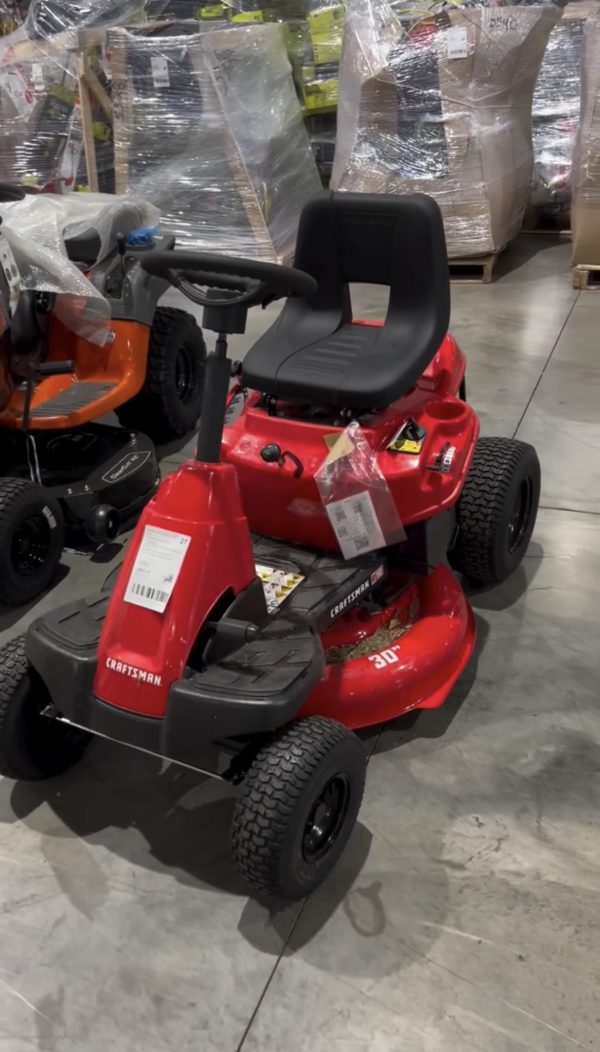 Screenshot Wholesale Riding & Zero-Turn Lawn Mower Liquidation Pallet